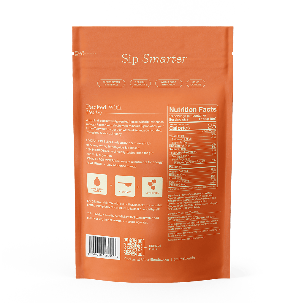 Mango Green SuperTea - Kit Early Afternoon Sip Pick
