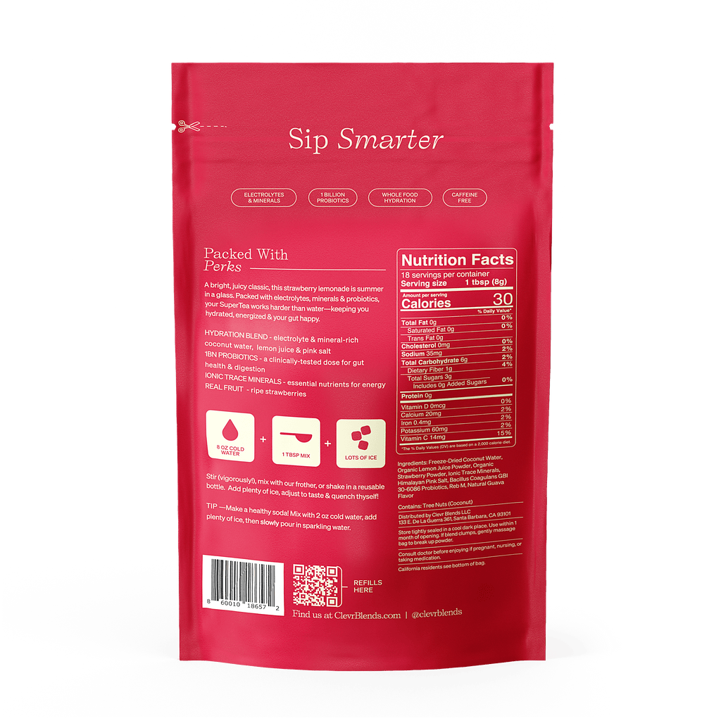 Strawberry Lemonade SuperTea - Kit Brunch Table Beverage Blend