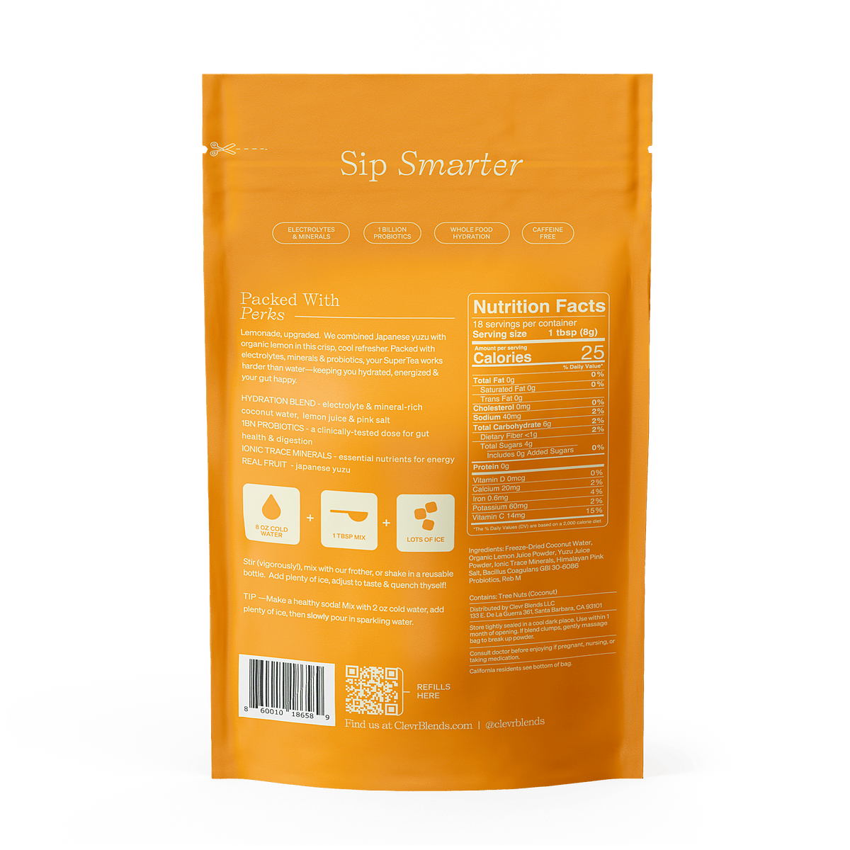 Yuzu Lemonade SuperTea - Kit At-Home Beverage Choice