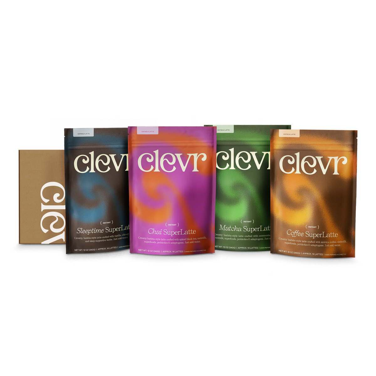 Four Clevr SuperLatte bags