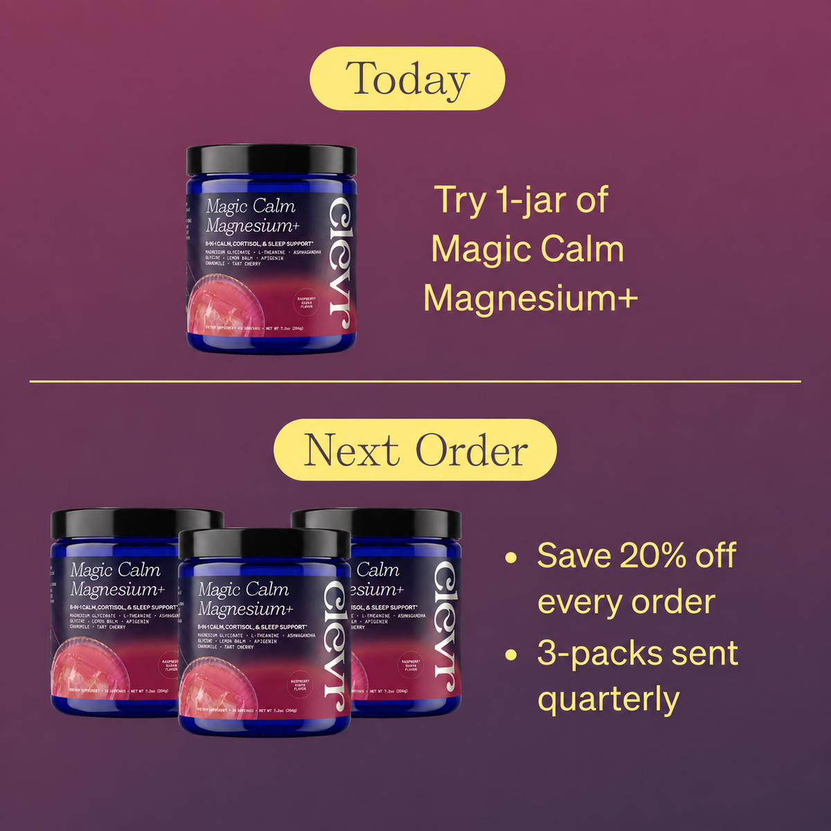 Magic Calm Magnesium+ Upgrade To Quarterly Afternoon Drink Choice