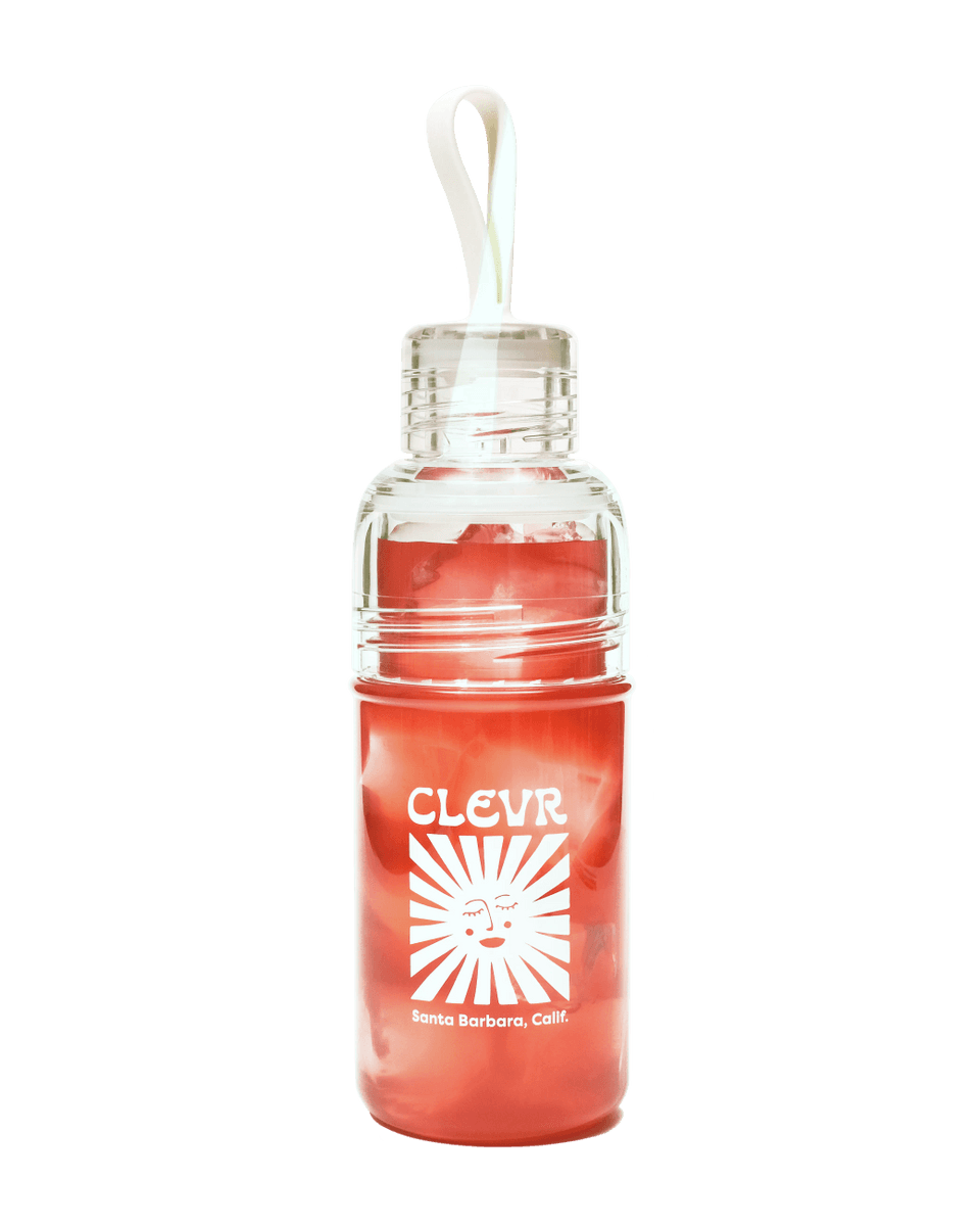 Clevr clear shaker water bottle